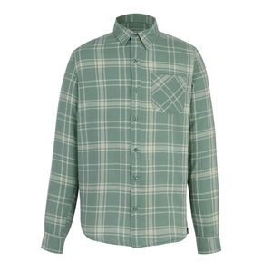 Regatta Mens Loran Checked Long-Sleeved Shirt / Glacier